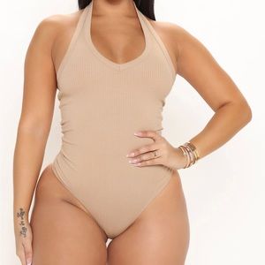 The New Me Halter Bodysuit - Fashionnova
